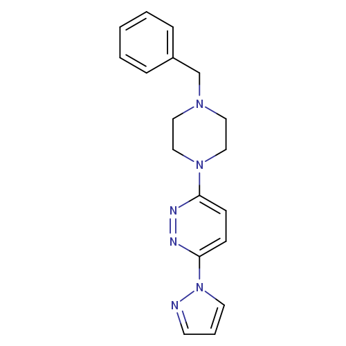 3-(4-benzylpiperazin-1-yl)-6-(1H-pyrazol-1-yl)pyridazine