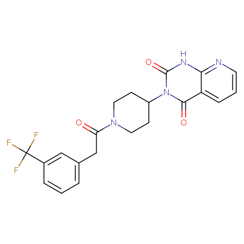 3-(1-{2-[3-(trifluoromethyl)phenyl]acetyl}piperidin-4-yl)-1H,2H,3H,4H-pyrido[2,3-d]pyrimidine-2,4-dione
