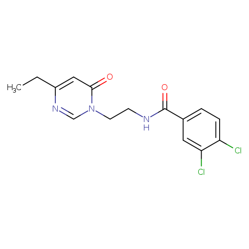 3,4-dichloro-N-[2-(4-ethyl-6-oxo-1,6-dihydropyrimidin-1-yl)ethyl]benzamide