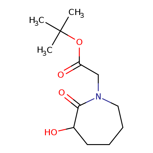 tert-butyl 2-(3-hydroxy-2-oxoazepan-1-yl)acetate