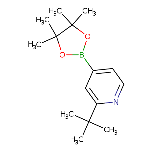 Pyridine, 2-(1,1-dimethylethyl)-4-(4,4,5,5-tetramethyl-1,3,2-dioxaborolan-2-yl)-