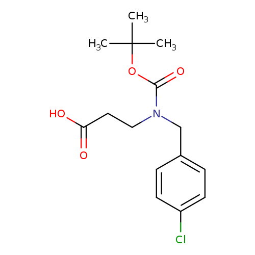 3-{[(tert-butoxy)carbonyl][(4-chlorophenyl)methyl]amino}propanoic acid