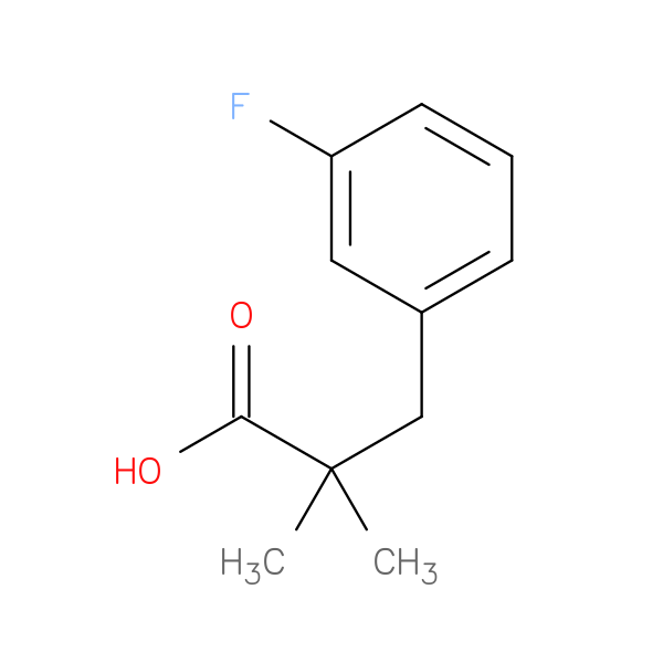 3-(3-fluorophenyl)-2,2-dimethylpropanoic acid