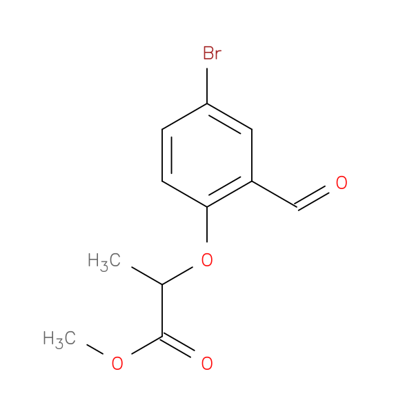 methyl 2-(4-bromo-2-formylphenoxy)propanoate