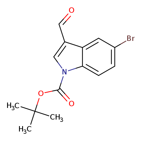 5-BROMO-3-FORMYLINDOLE-1-CARBOXYLIC ACID TERT-BUTYL ESTER