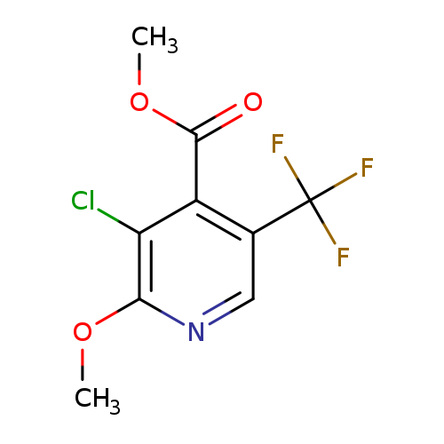 methyl 3-chloro-2-methoxy-5-(trifluoromethyl)pyridine-4-carboxylate
