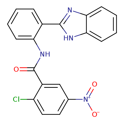N-[2-(1H-1,3-benzodiazol-2-yl)phenyl]-2-chloro-5-nitrobenzamide