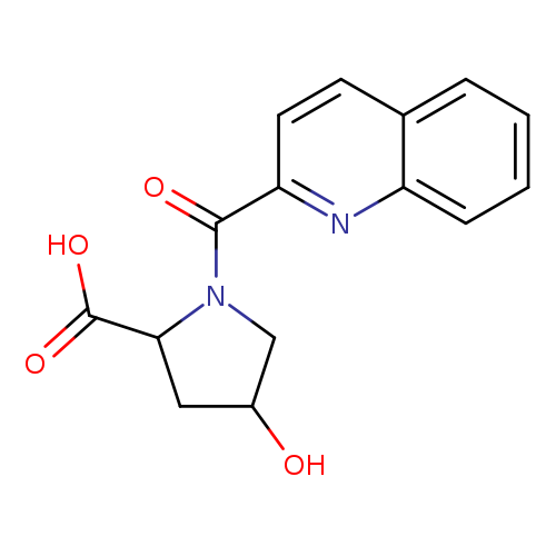 4-hydroxy-1-(quinoline-2-carbonyl)pyrrolidine-2-carboxylic acid