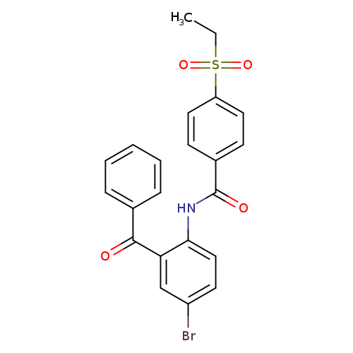 N-(2-benzoyl-4-bromophenyl)-4-(ethanesulfonyl)benzamide