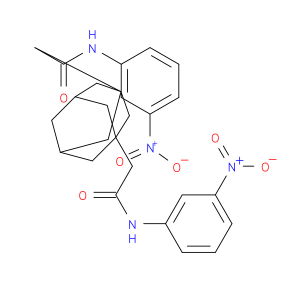 N-(3-nitrophenyl)-2-(3-{[(3-nitrophenyl)carbamoyl]methyl}adamantan-1-yl)acetamide