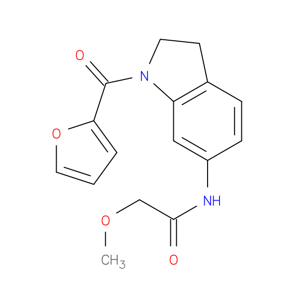 N-[1-(furan-2-carbonyl)-2,3-dihydro-1H-indol-6-yl]-2-methoxyacetamide