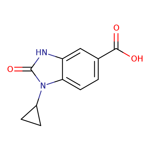 1-cyclopropyl-2-oxo-2,3-dihydro-1H-1,3-benzodiazole-5-carboxylic acid