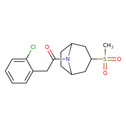 2-(2-chlorophenyl)-1-{3-methanesulfonyl-8-azabicyclo[3.2.1]octan-8-yl}ethan-1-one