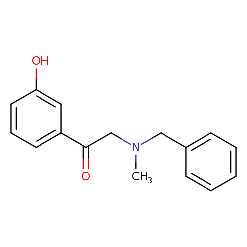 1-(3-hydroxyphenyl)-2-[methyl(phenylmethyl)amino]ethan-1-one
