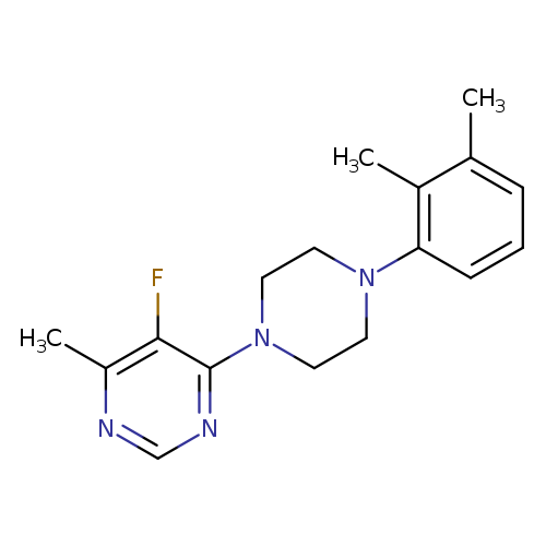 4-[4-(2,3-dimethylphenyl)piperazin-1-yl]-5-fluoro-6-methylpyrimidine