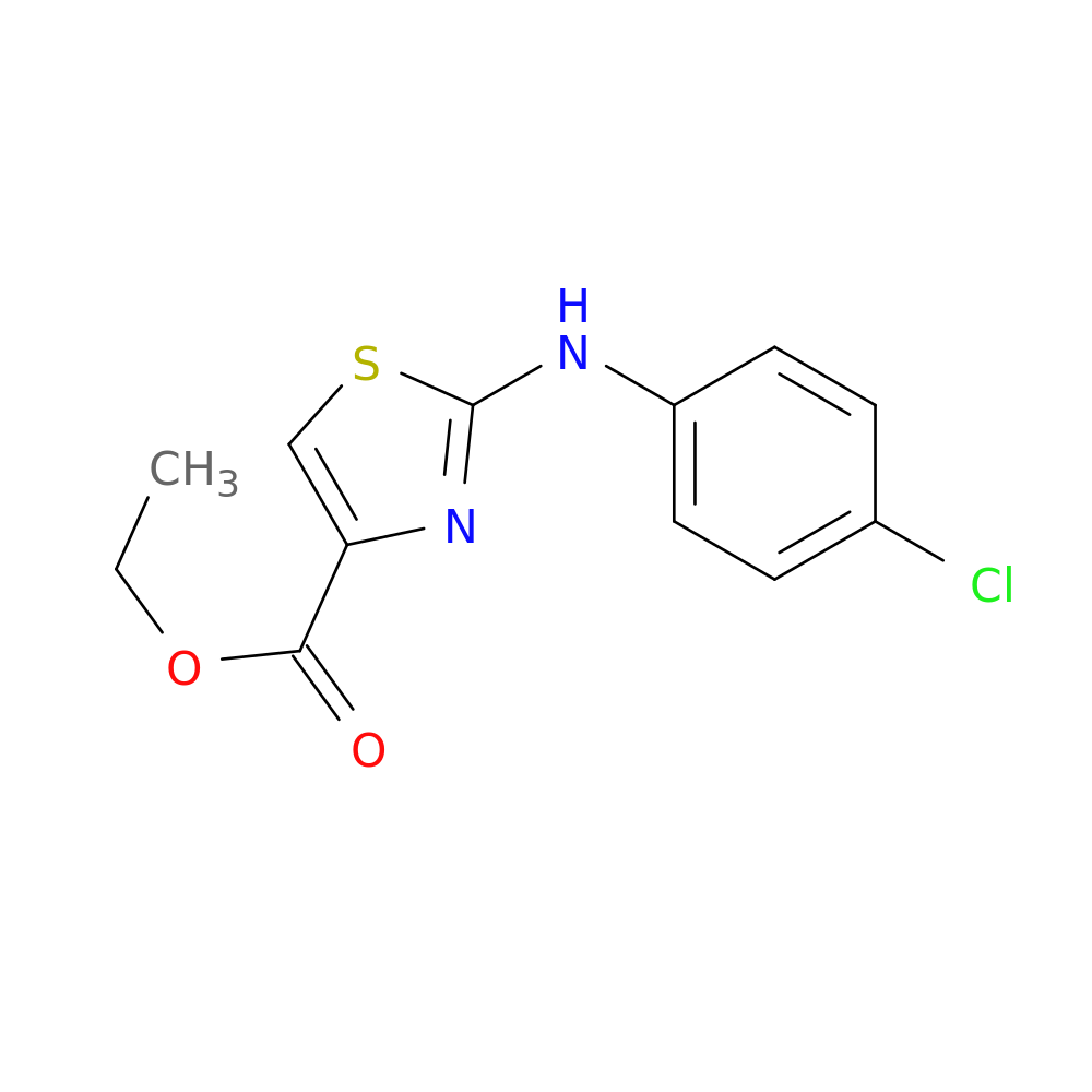 Ethyl 2-((4-chlorophenyl)amino)thiazole-4-carboxylate