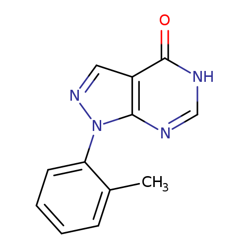 1,5-dihydro-1-(2-methylphenyl)-4H-pyrazolo[3,4-d]pyrimidin-4-one