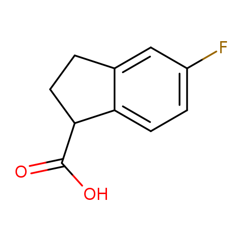 5-Fluoro-2,3-dihydro-1H-indene-1-carboxylic acid
