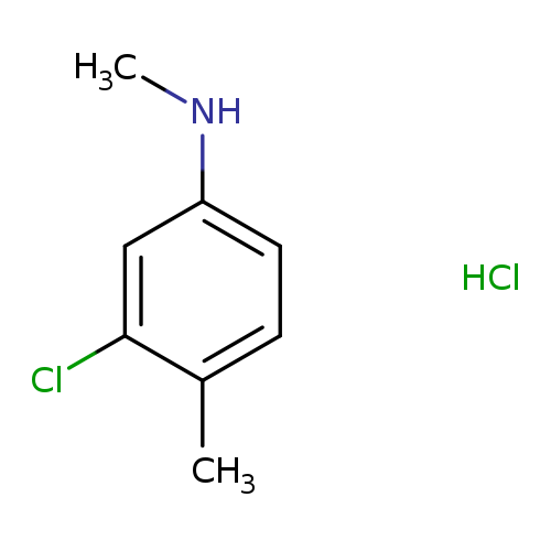 3-Chloro-N,4-dimethylaniline, HCl