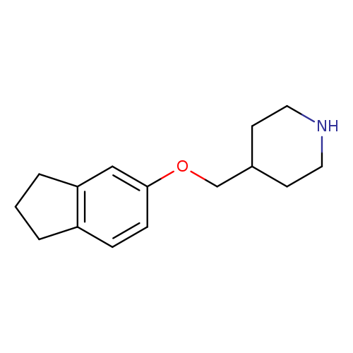 4-[(2,3-Dihydro-1H-inden-5-yloxy)methyl]piperidine