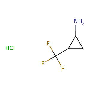 Cyclopropanamine, 2-(trifluoromethyl)-, hydrochloride (1:1)