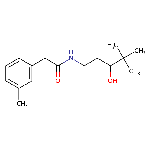 N-(3-hydroxy-4,4-dimethylpentyl)-2-(3-methylphenyl)acetamide