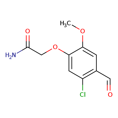 2-(5-chloro-4-formyl-2-methoxyphenoxy)acetamide