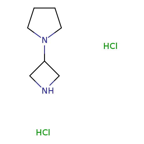 Pyrrolidine, 1-(3-azetidinyl)-, hydrochloride (1:2)