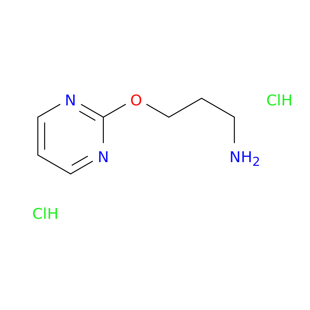 3-(Pyrimidin-2-yloxy)propan-1-amine dihydrochloride