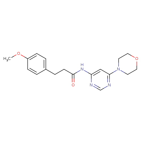 3-(4-methoxyphenyl)-N-[6-(morpholin-4-yl)pyrimidin-4-yl]propanamide