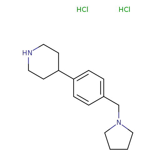 4-{4-[(pyrrolidin-1-yl)methyl]phenyl}piperidine dihydrochloride