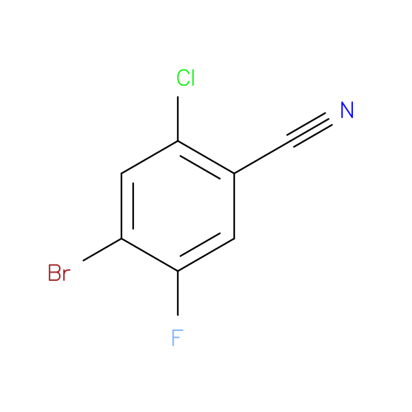 4-Bromo-2-chloro-5-fluorobenzonitrile