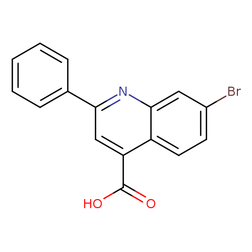 4-Quinolinecarboxylic acid, 7-bromo-2-phenyl-