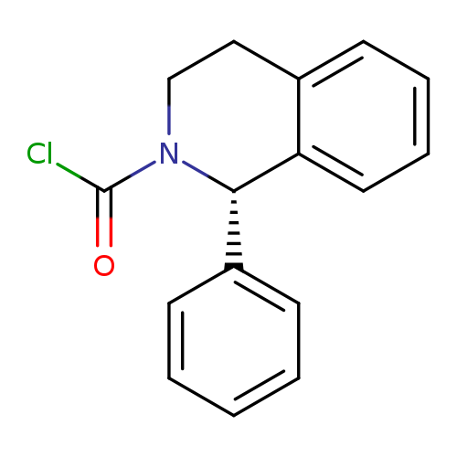 (s)-1-phenyl-1,2,3,4-tetrahydroisoquino-linecarbonylchloride