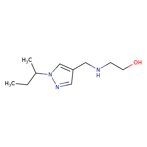 2-{[(1-sec-butyl-1H-pyrazol-4-yl)methyl]amino}ethanol
