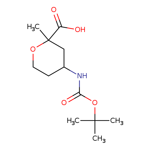4-{[(tert-butoxy)carbonyl]amino}-2-methyloxane-2-carboxylic acid