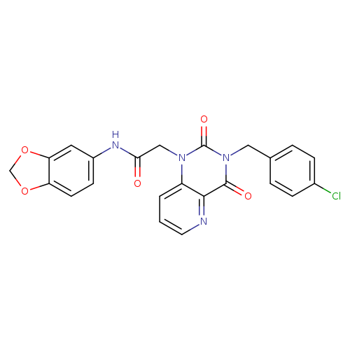 N-(2H-1,3-benzodioxol-5-yl)-2-{3-[(4-chlorophenyl)methyl]-2,4-dioxo-1H,2H,3H,4H-pyrido[3,2-d]pyrimidin-1-yl}acetamide