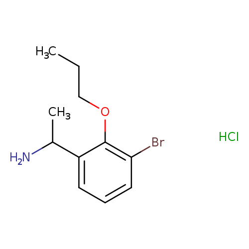 1-(3-Bromo-2-propoxy-phenyl)-ethylamine, hydrochloride
