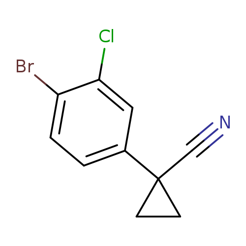 Cyclopropanecarbonitrile, 1-(4-bromo-3-chlorophenyl)-