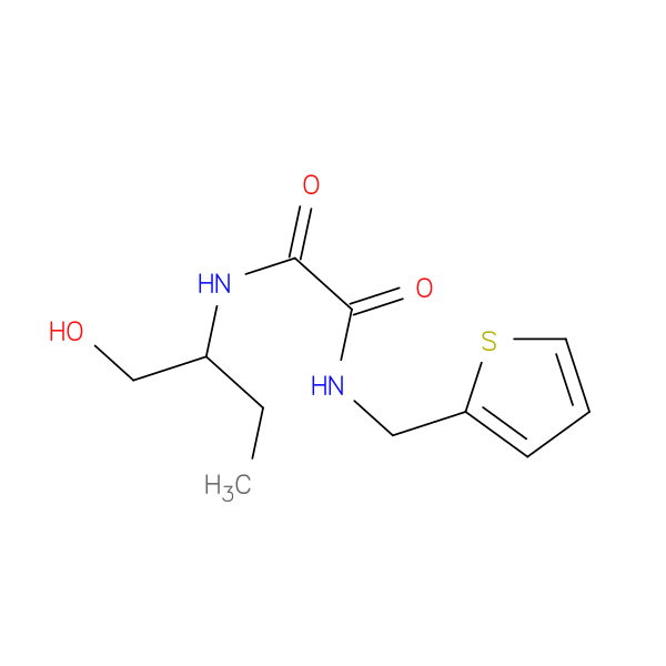 N-(1-hydroxybutan-2-yl)-N'-[(thiophen-2-yl)methyl]ethanediamide