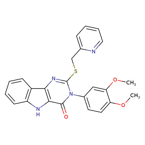 3-(3,4-dimethoxyphenyl)-2-{[(pyridin-2-yl)methyl]sulfanyl}-3H,4H,5H-pyrimido[5,4-b]indol-4-one