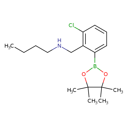 2-(N-Butylaminomethyl)-3-chlorophenylboronic acid, pinacol ester