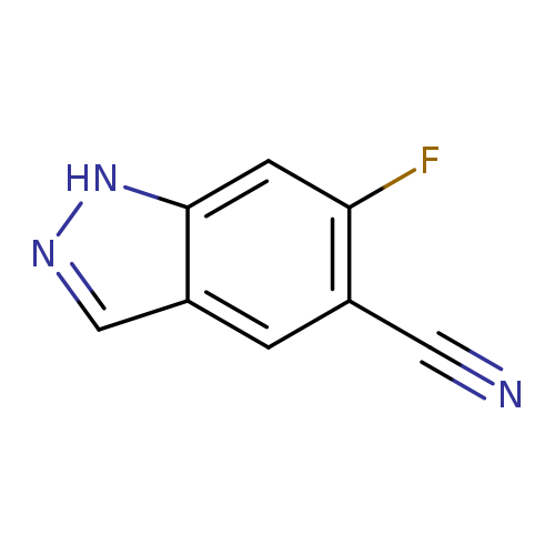1H-Indazole-5-carbonitrile,6-fluoro-(9CI)