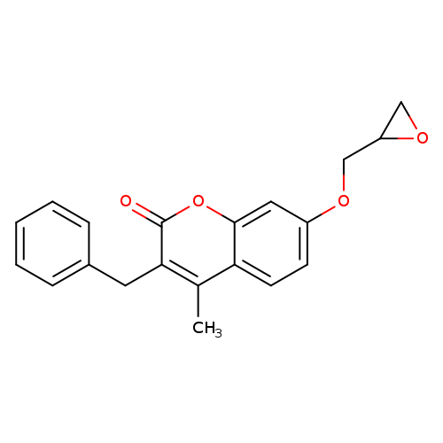 3-Benzyl-4-methyl-7-(oxiran-2-ylmethoxy)-2h-chromen-2-one