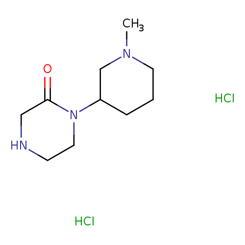 1-(1-methylpiperidin-3-yl)piperazin-2-one dihydrochloride