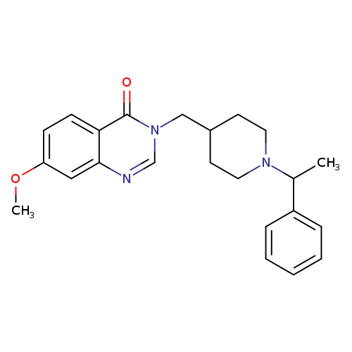 7-methoxy-3-{[1-(1-phenylethyl)piperidin-4-yl]methyl}-3,4-dihydroquinazolin-4-one