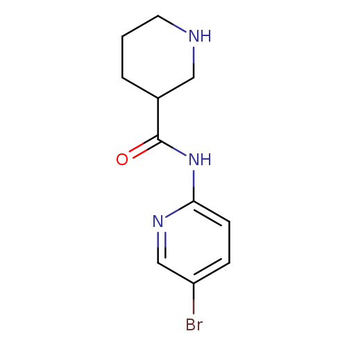 N-(5-bromopyridin-2-yl)piperidine-3-carboxamide