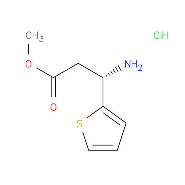 Methyl (S)-3-amino-3-(thiophen-2-yl)propanoate hydrochloride