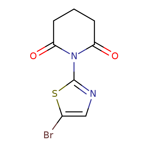 1-(5-bromo-1,3-thiazol-2-yl)piperidine-2,6-dione