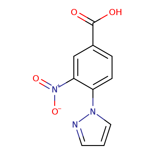 3-Nitro-4-(1h-pyrazol-1-yl)benzoic acid